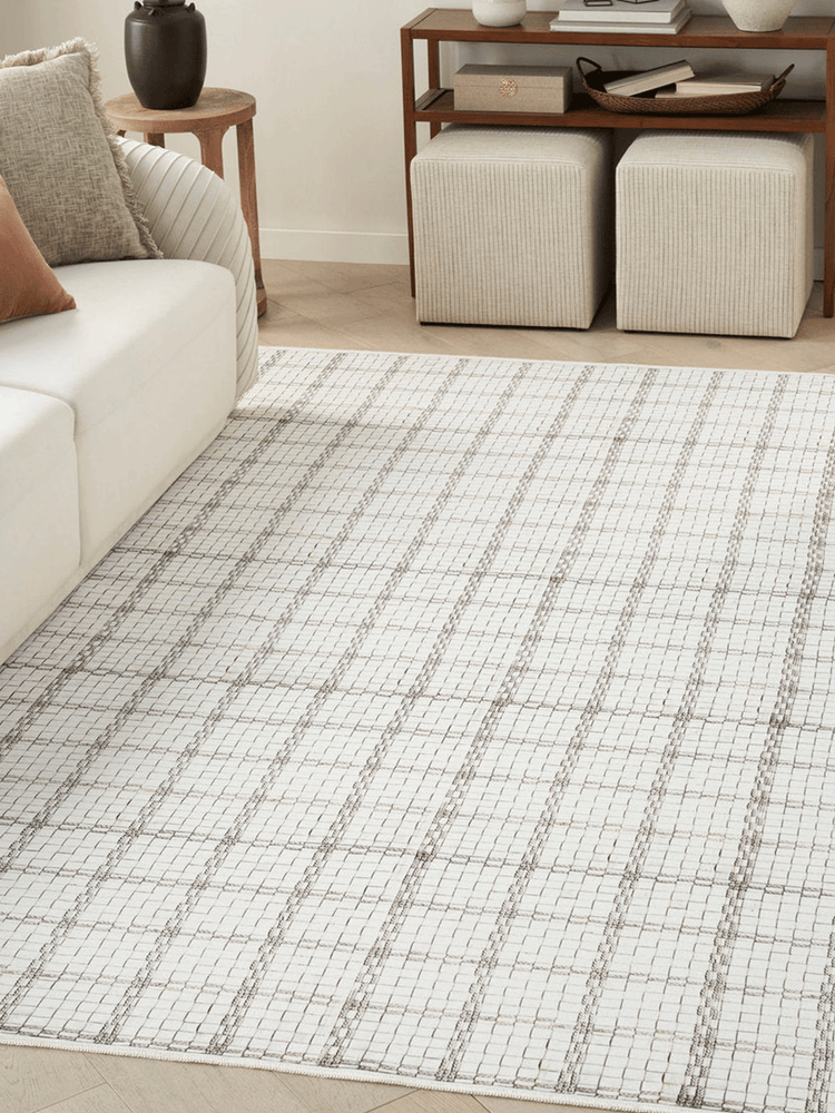 Nourison Nourison Washables Ivory Modern Indoor Area Rug