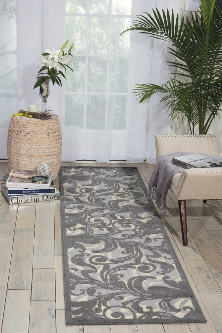 Graphic Illusions Botanical Multicolor Area Rug | Homestitch