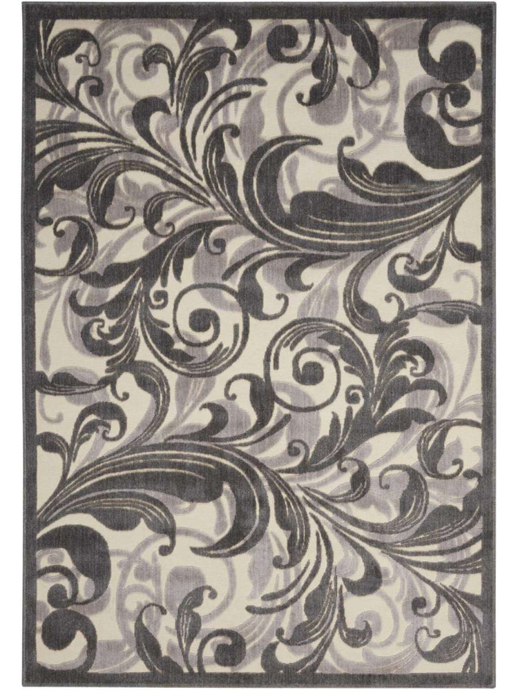 Graphic Illusions Botanical Multicolor Area Rug | Homestitch