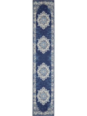 Grafix Center Medallion Navy Blue Area Rug – Homestitch